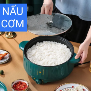 Nồi lẩu mini cắm điện đa năng chống dính cao cấp SHANBAN