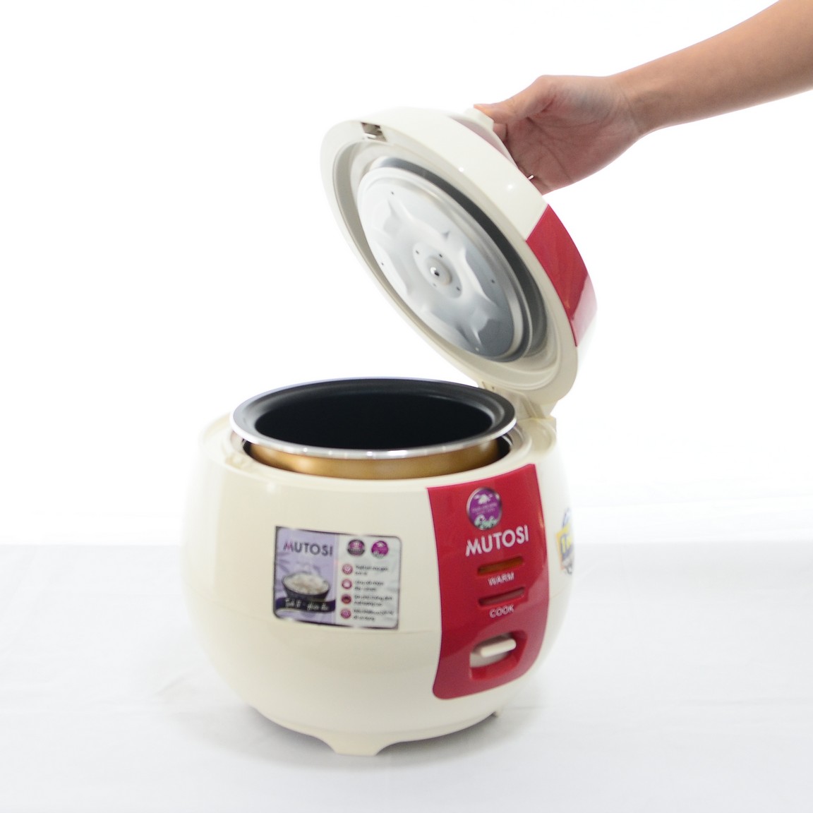 Nồi cơm điện Mutosi 1.2 lít MR-12