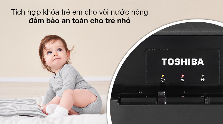 Cây nước nóng lạnh Toshiba RWF-W1917TV 650W