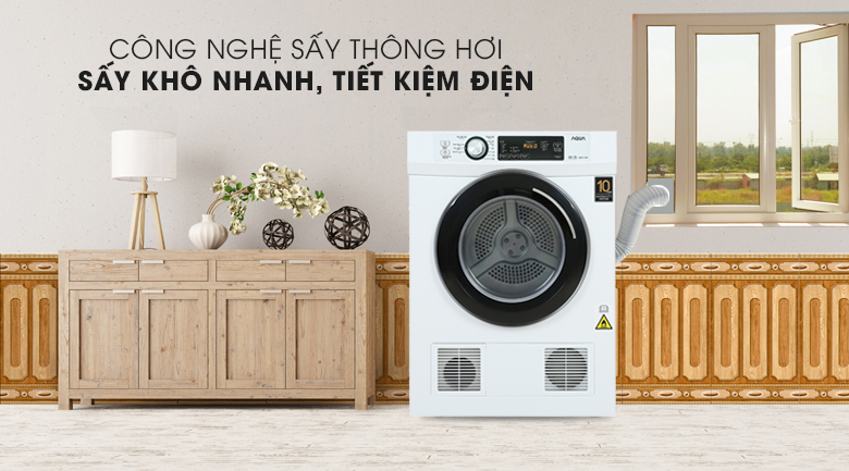 Máy sấy quần áo AQUA AQH-V700FW 7KG