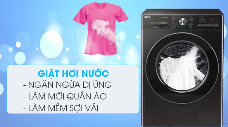 Máy giặt LG 10,5Kg FV1450S2B AI DD lồng ngang màu đen