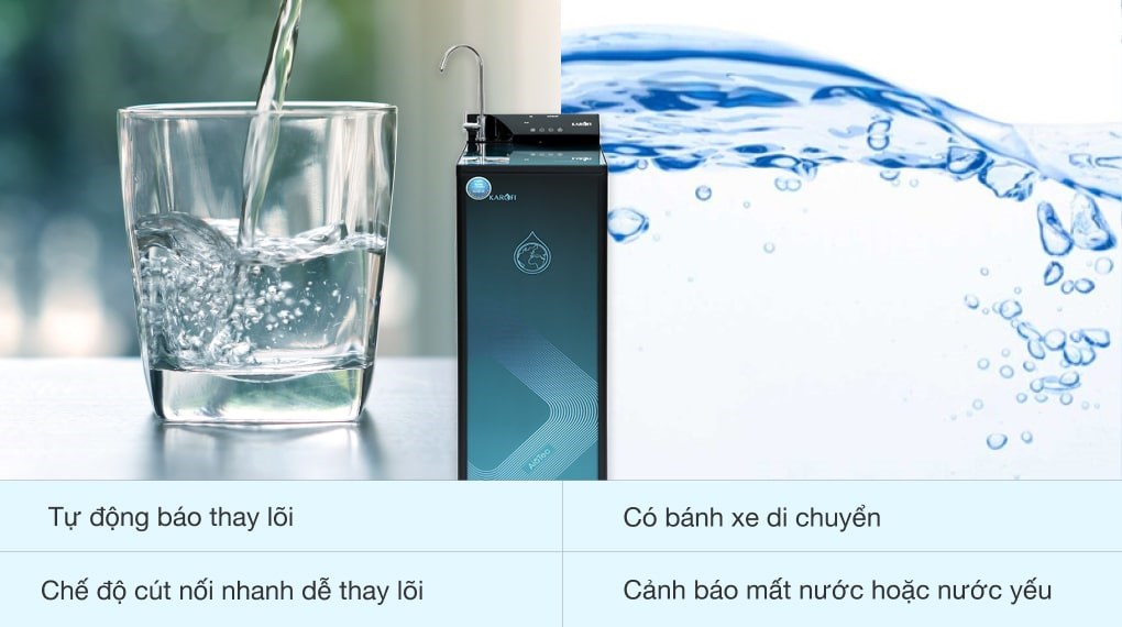 Máy lọc nước R.O Hydrogen Karofi KAQ-P95  10 lõi