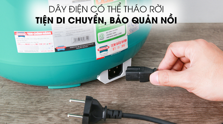 Nồi cơm điện Sunhouse Mana 1.8 lít SHD8658G