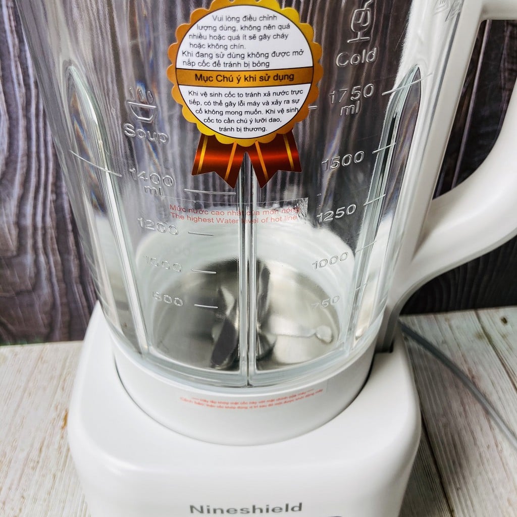 Máy làm sữa hạt đa năng Nineshield KB503 (Làm sữa, xay, nấu, hấp)