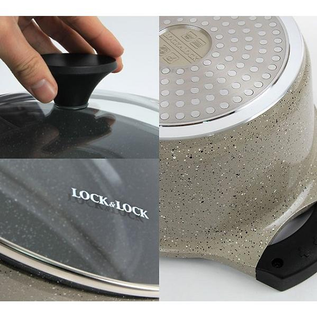 Nồi đá nấu từ Lock&Lock 24cm