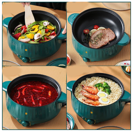 Nồi lẩu mini cắm điện đa năng chống dính cao cấp SHANBAN