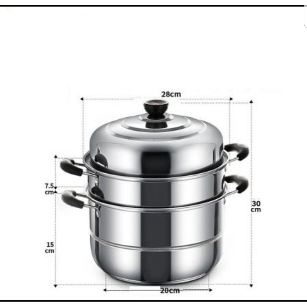 NỒI HẤP 3 TẦNG STEAMER 28CM