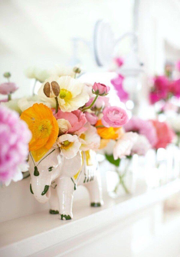 30 ý tưởng trang trí nhà đẹp bằng hoa