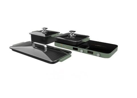 BẾP TỪ ĐÔI HAWONKOO MCEH-200-II-GE (kèm bộ nồi)