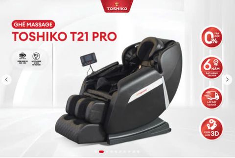 GHẾ MASSAGE TOSHIKO T21 ( LIÊN HỆ ĐỂ ĐƯỢC TƯ VẤN GIÁ TỐT)