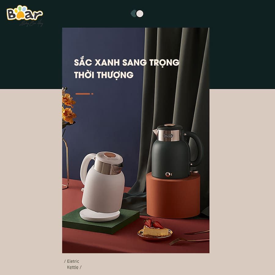 Ấm Siêu Tốc 1.5L Bear ZDH-C15C1