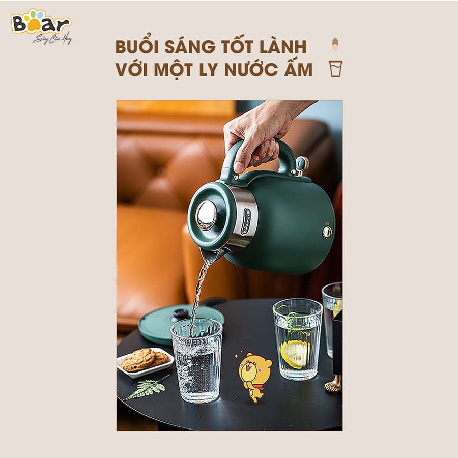 Ấm Siêu Tốc 1.5L Bear ZDH-C15C1