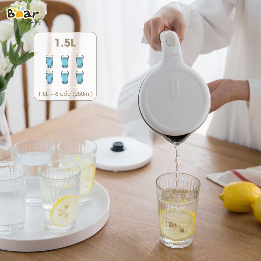 Ấm siêu tốc 1.5L Bear ZDH-B15T1