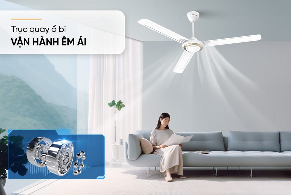 QUẠT TRẦN SUNHOUSE SHD7658 3 CÁNH - LIÊN HỆ ĐỂ ĐƯỢC GIÁ TỐT
