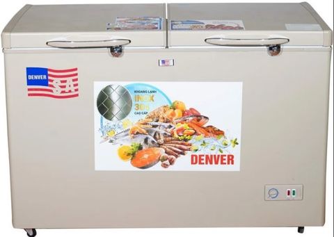 Tủ đông Denver AS 700MDI 300L  Inverter - Inox màu gold