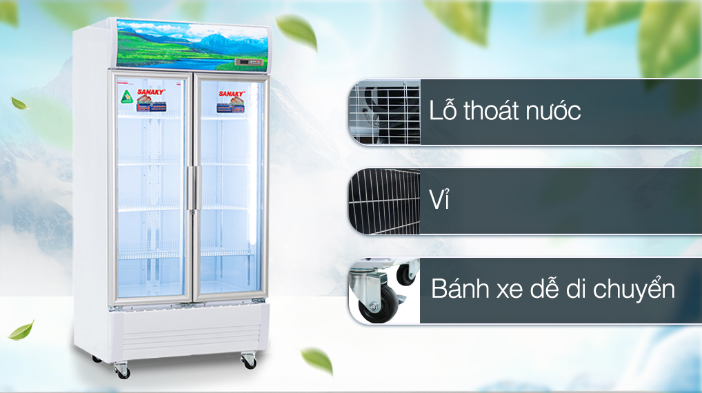 Tủ mát Sanaky Inverter 700 lít VH-8009HP3