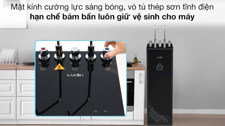 Máy lọc nước Karofi KAD-D66 11 lõi RO nóng nguội lạnh