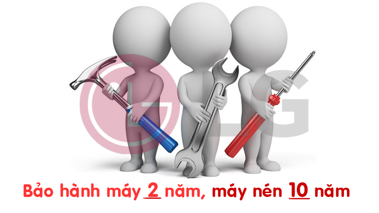 Điều hoà LG V10ENW1 9000BTU 1 chiều interver (Đèn nền đk)