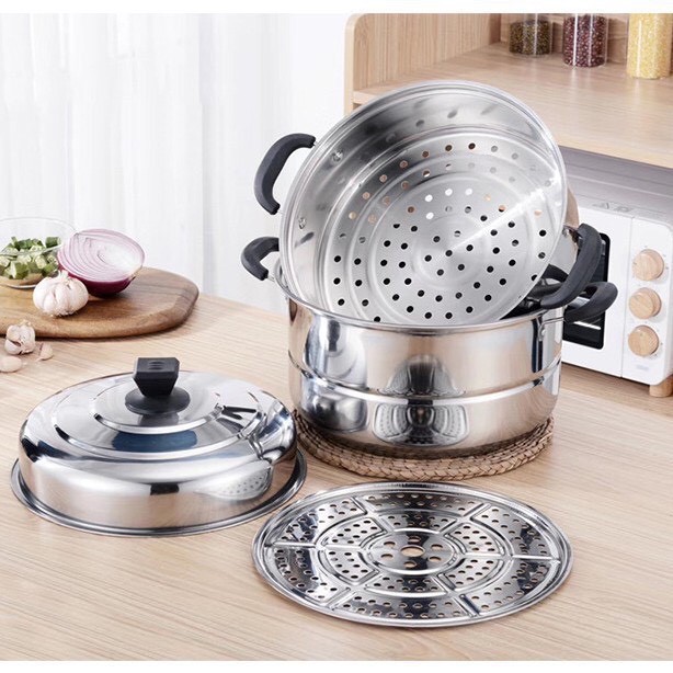 NỒI HẤP 3 TẦNG STEAMER 28CM