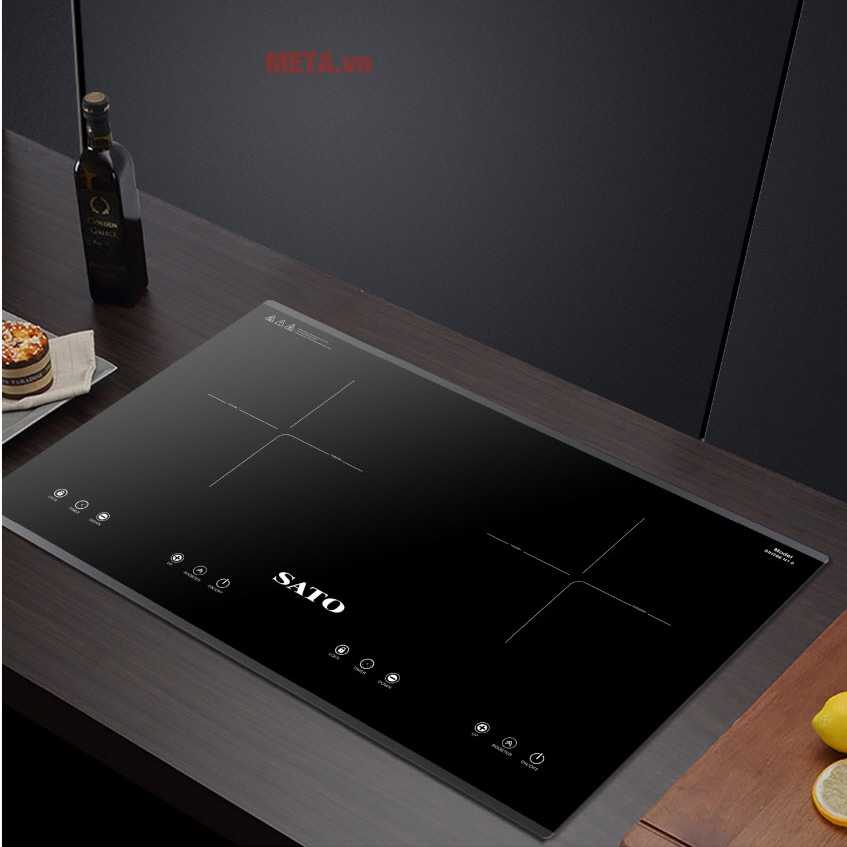 Bếp đôi điện từ thông minh Sato SIH266 N1.2