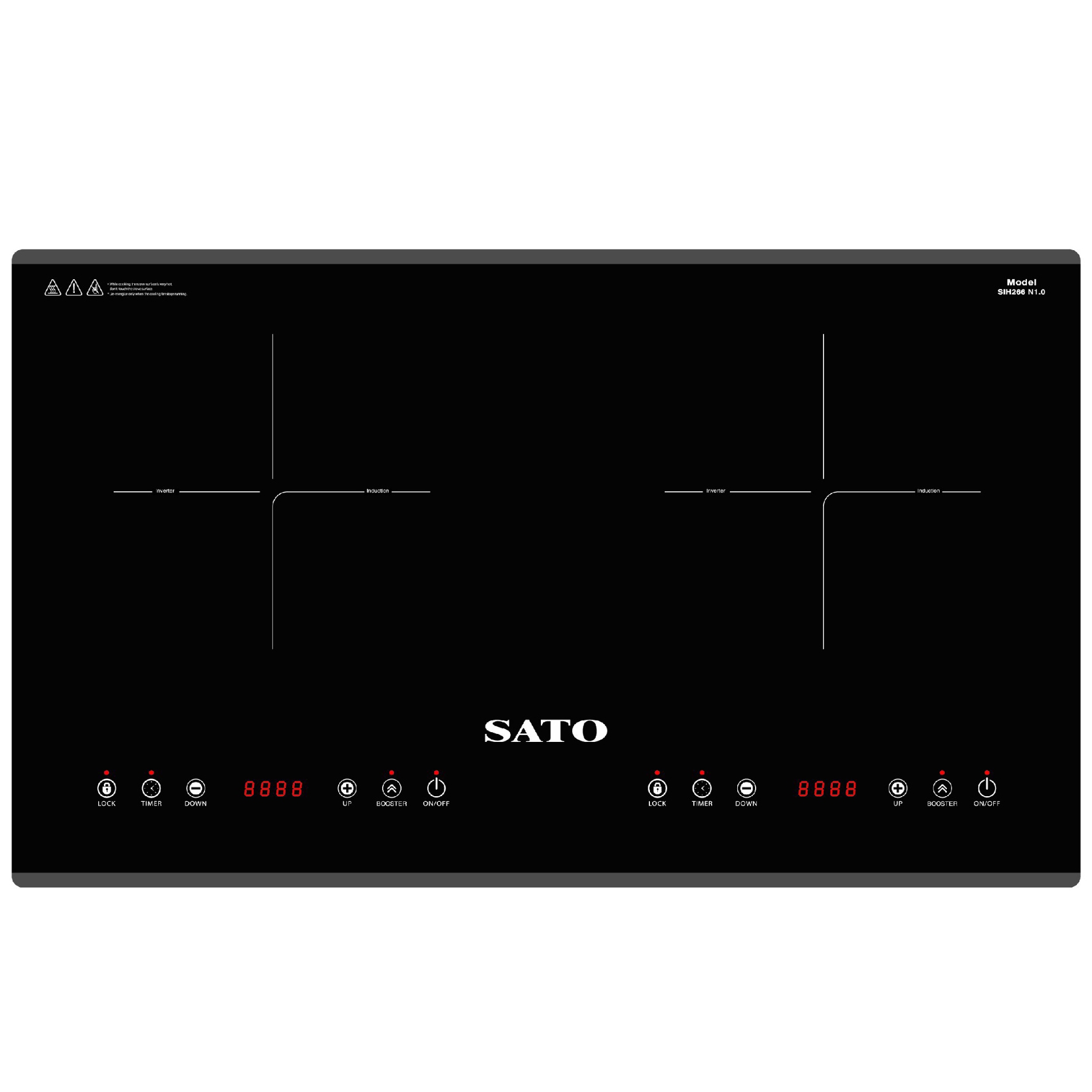 Bếp đôi điện từ thông minh Sato SIH266 N1.2