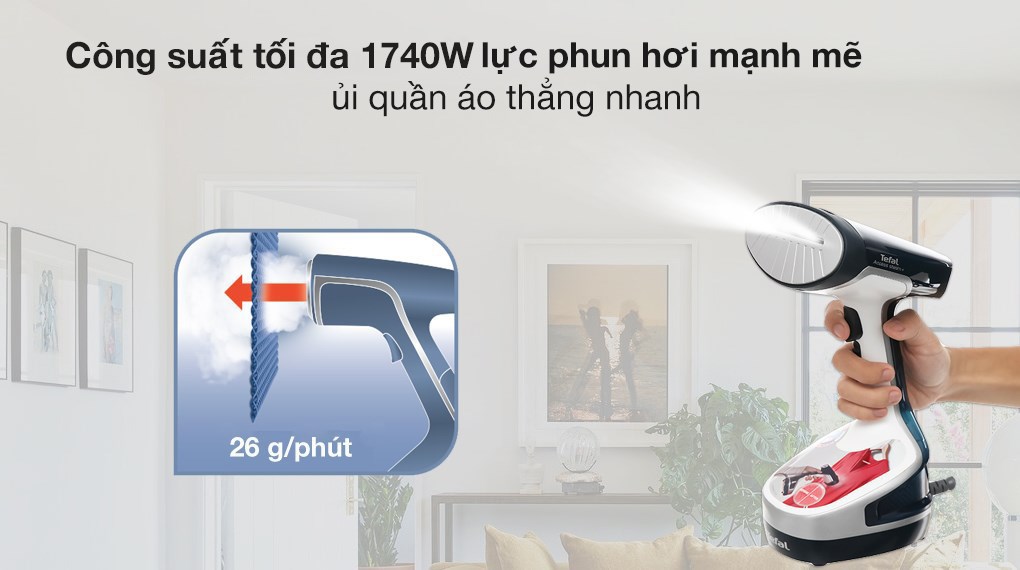 BÀN LÀ HƠI NƯỚC CẦM TAY TEFAL DT8100E0 1740W
