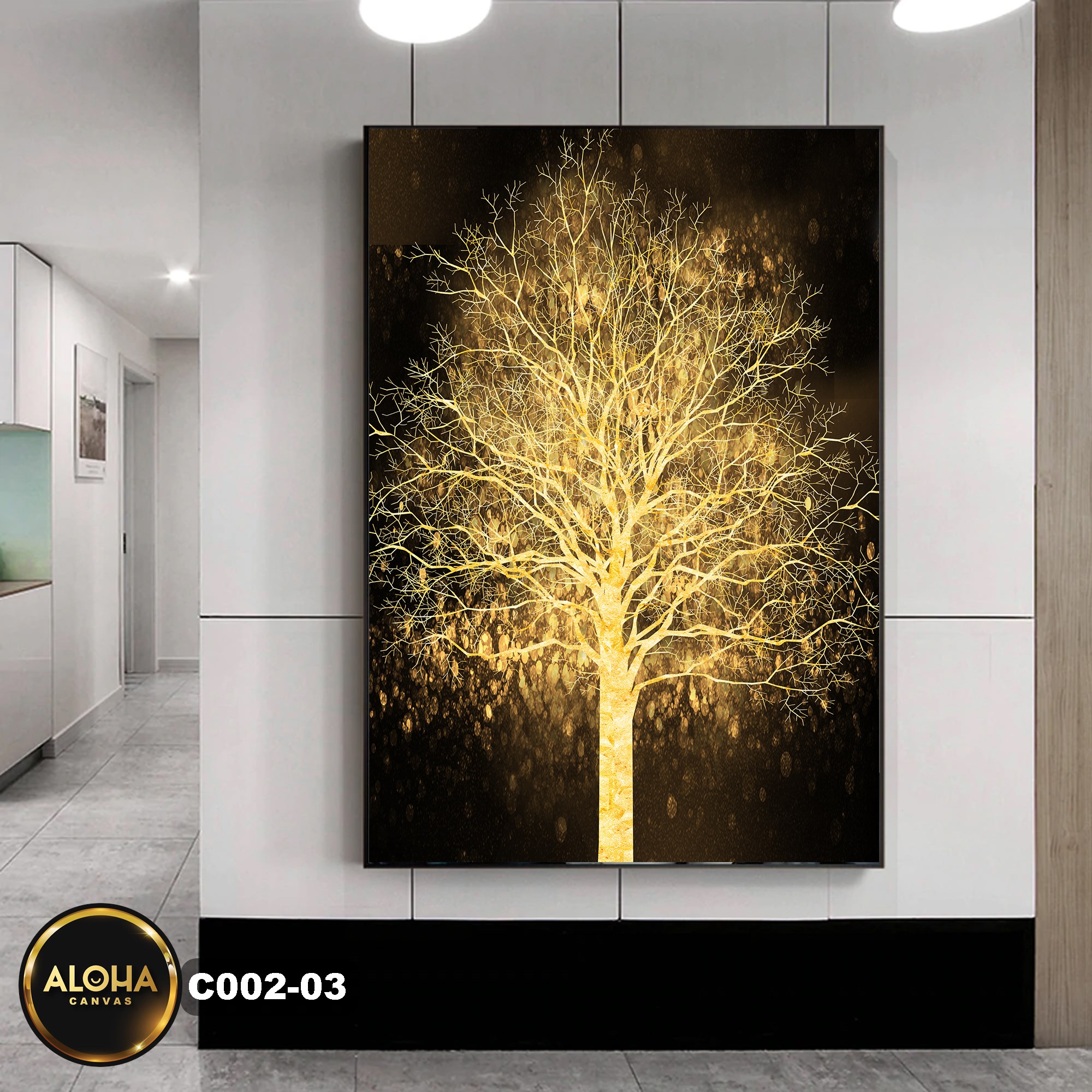 Tranh cây đơn trang trí cao cấp