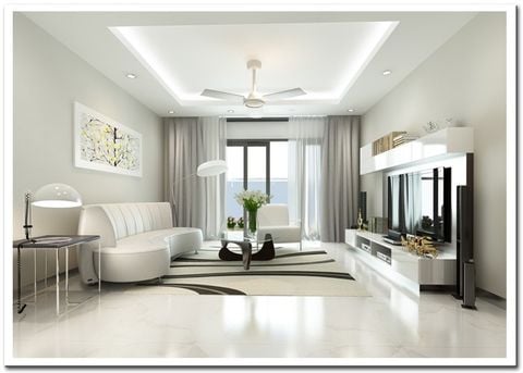 Thiết kế phòng khách theo phong cách tối giản