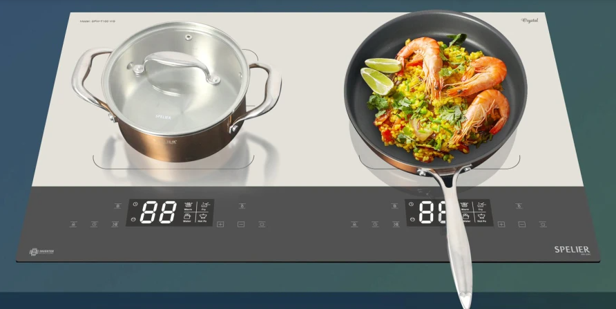 BẾP TỪ ĐÔI SPELIER SPM T100 WS 4000w