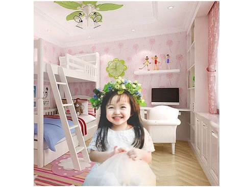 Giấy dán tường cho bé gái