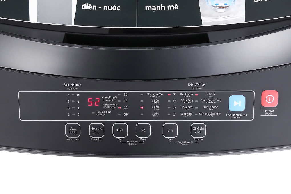 MÁY GIẶT CASPER WT-95N68BGA 9.5KG - LIÊN HỆ ĐỂ ĐƯỢC GIÁ TỐT