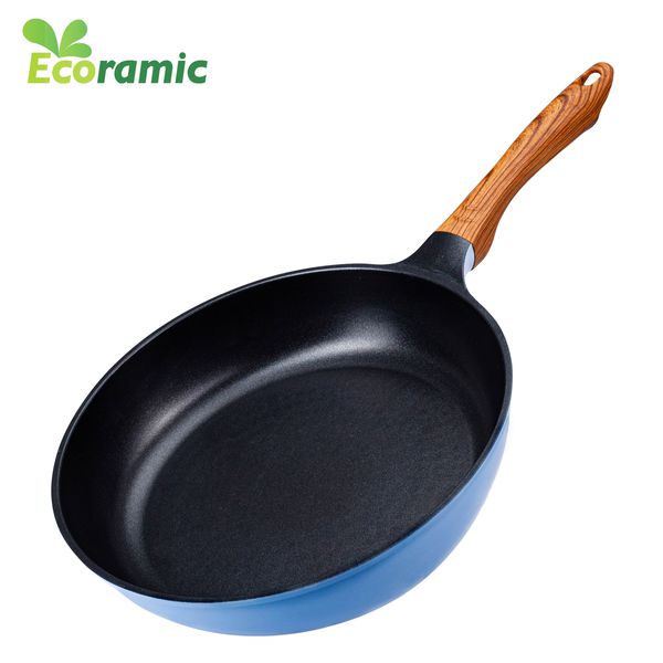 Chảo từ Ecoramic sâu vân đá EVDW-28IH 28cm