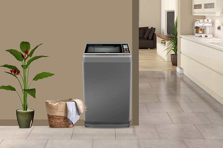 Máy giặt Aqua S90FT 9KG lồng đứng màu bạc