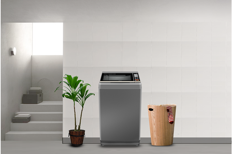 Máy giặt Aqua S90FT 9KG lồng đứng màu bạc