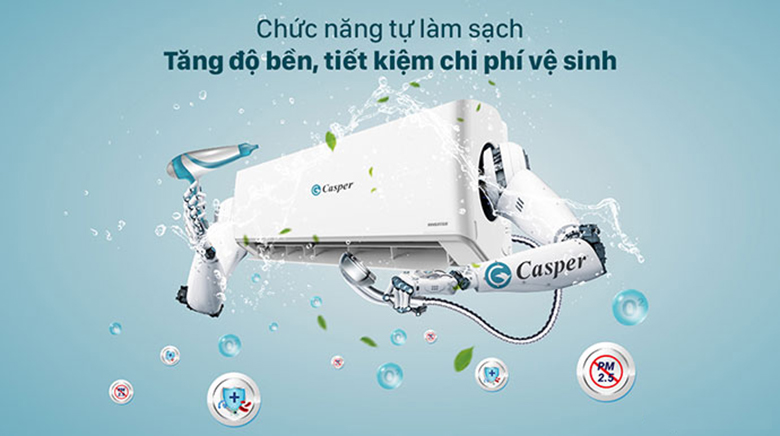 Điều hòa Casper 1 chiều Inverter 12.000BTU GC12IS33