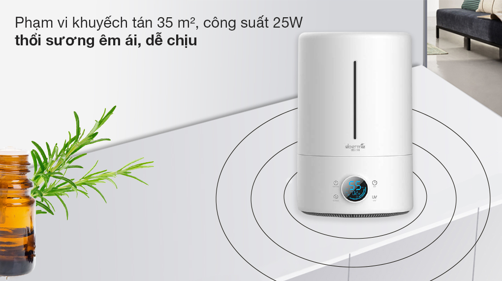 MÁY PHUN SƯƠNG TẠO ẨM DEERMA DEM-F628S, ĐIỆN TỬ, UV