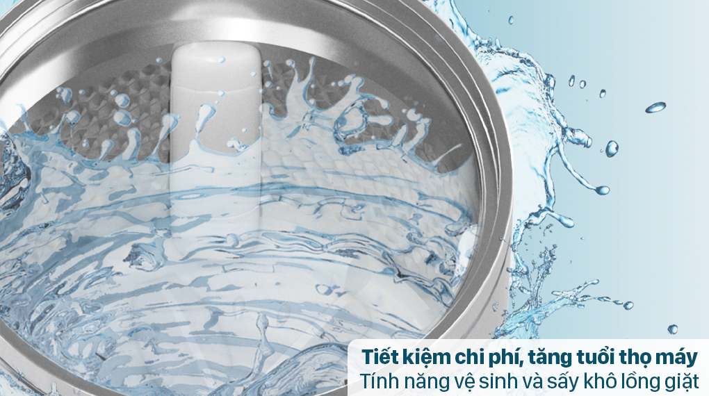 Máy giặt Casper 85N68BGA màu xám 8.5kg