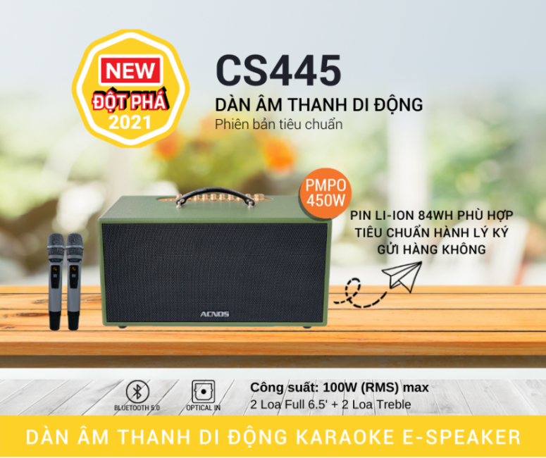 Dàn Âm Thanh Di Động ACNOS CS445