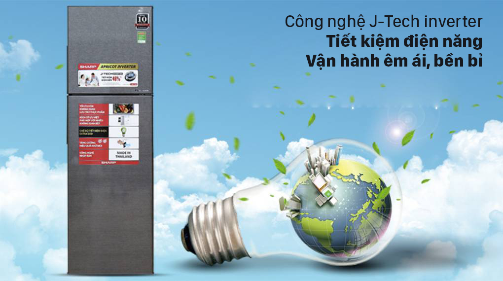 Tủ lạnh Sharp Inverter 253 lít SJ-X281E-DS - LIỆN HỆ ĐẺ ĐƯỢC GIÁ TỐT