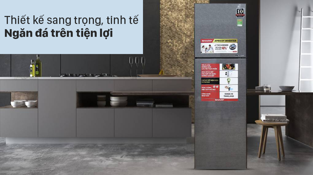 Tủ lạnh Sharp Inverter 253 lít SJ-X281E-DS - LIỆN HỆ ĐẺ ĐƯỢC GIÁ TỐT