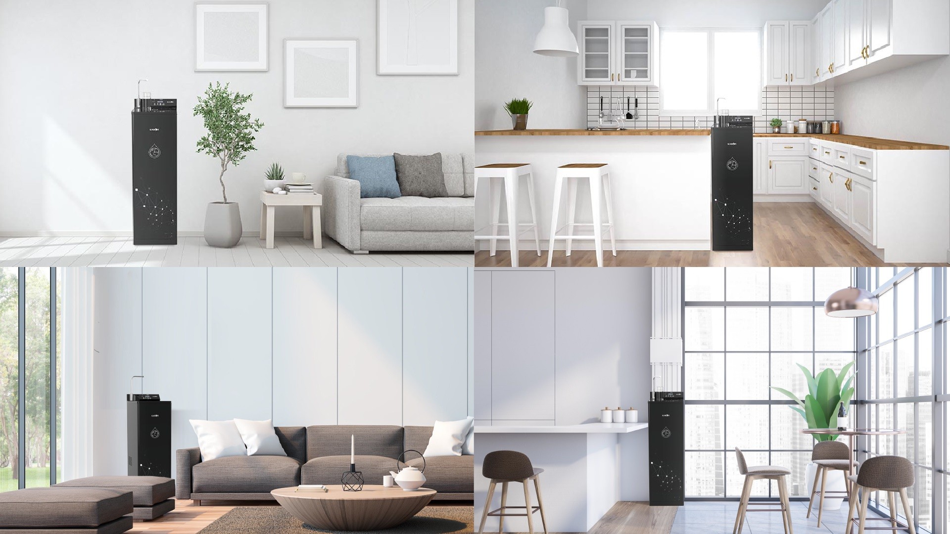 Máy lọc nước nóng lạnh Karofi KAD-D88