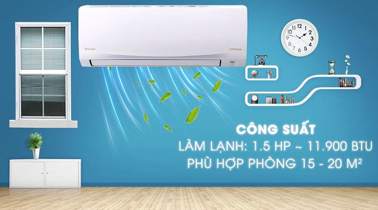 Điều hòa Daikin 1 chiều Inverter 12000BTU ATKQ35TAVMV