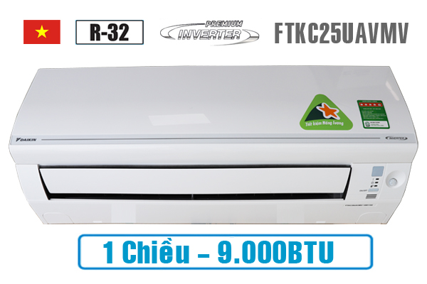 Điều hoà Daikin FTKC25UAVMV  9000btu 1 chiều  inverter