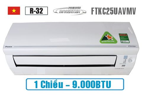 Điều hoà Daikin FTKC25UAVMV  9000btu 1 chiều  inverter