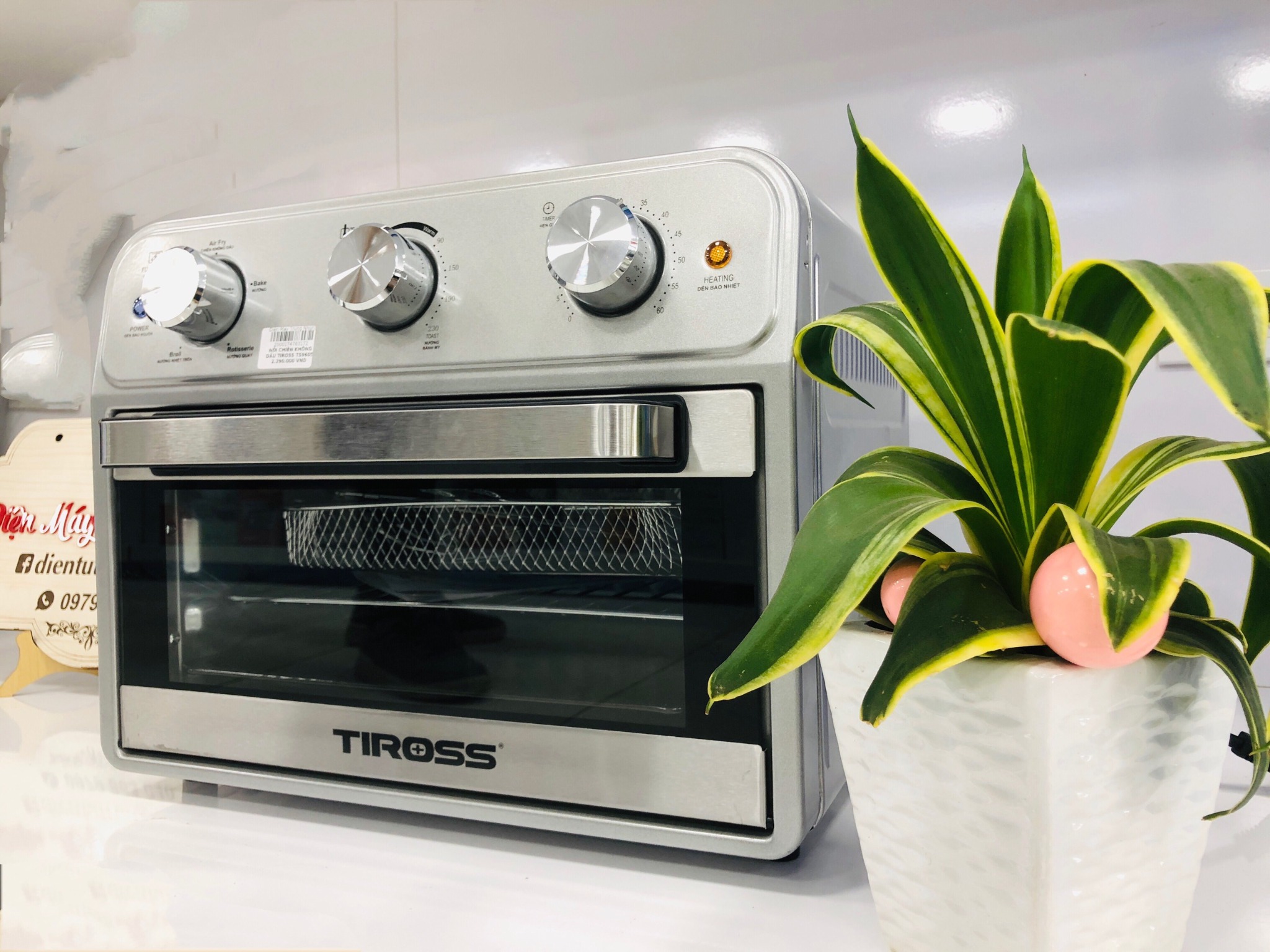 Lò nướng không dầu 21 lít Tiross TS9605