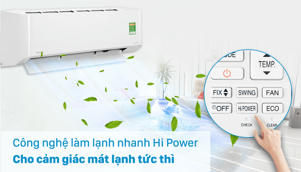 Điều hòa Toshiba RAS-H18L3KCVG-V 18000btu 1 chiều Inverter
