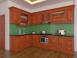 Tủ bếp gỗ Sồi Nga SD-01