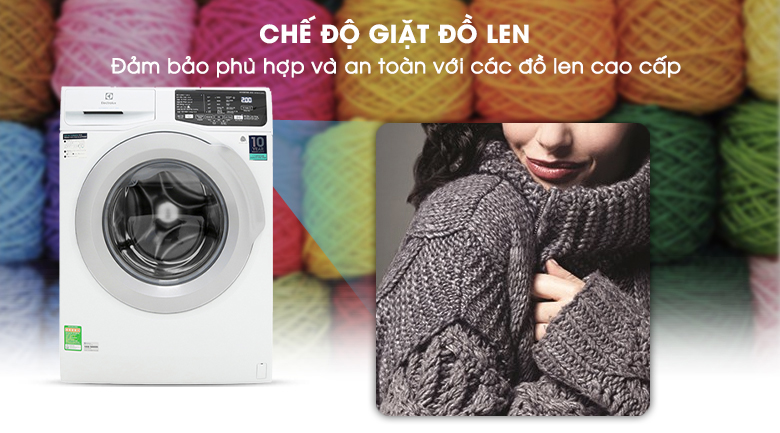 Máy giặt 8 Kg Electrolux EWF8025EQWA