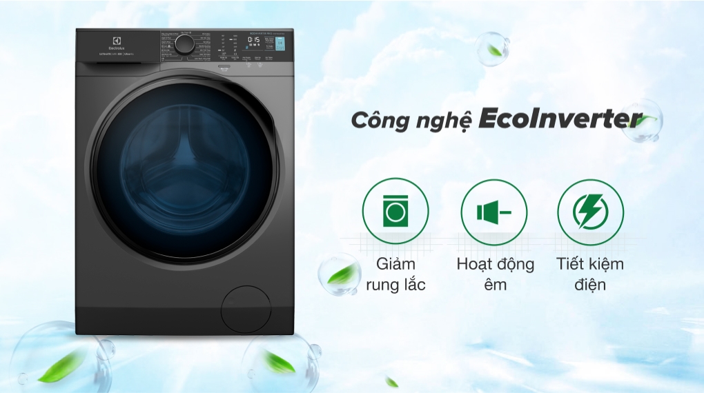 MÁY GIẶT ELECTROLUX EWF9024P5SB, 9KG, LỒNG NGANG, MÀU XÁM