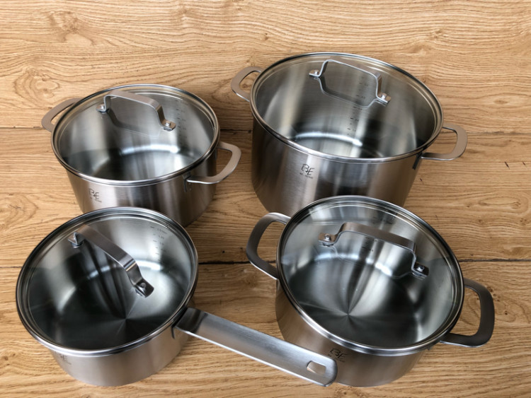 Bộ nồi inox 4 nồi Be- Home BH04CLAD5